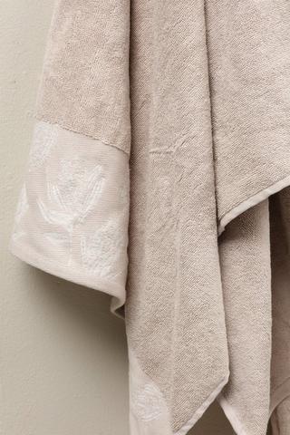 Embroidered Botanic Newgate Cotton Bath Sheet, 85x150cm