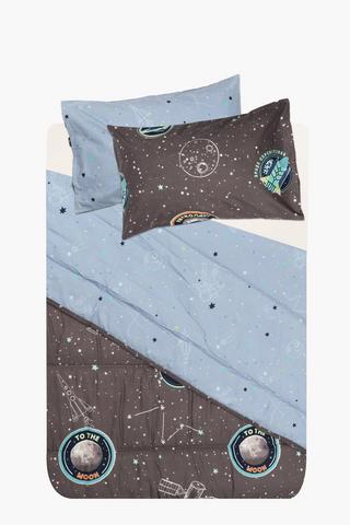 Soft Touch Glow In The Dark Jasper Astronaut Academy Comforter Set