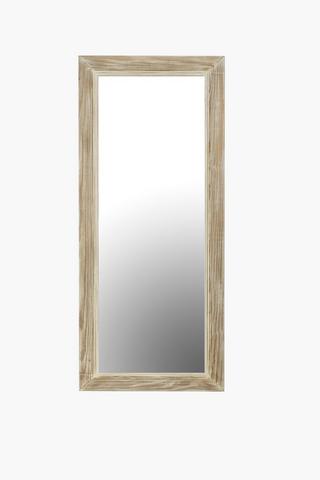 Washed Wood Mirror, 60x140cm