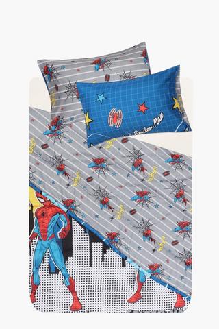 Soft Touch Character Spiderman Reversible Comforter Set