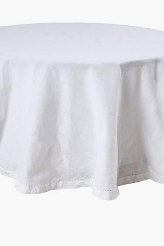 100% Cotton Round Tablecloth, 180 Cm