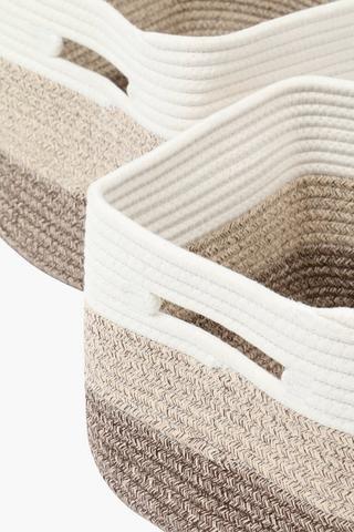 Cotton Rope Utility Basket, L37xw25xh22cm