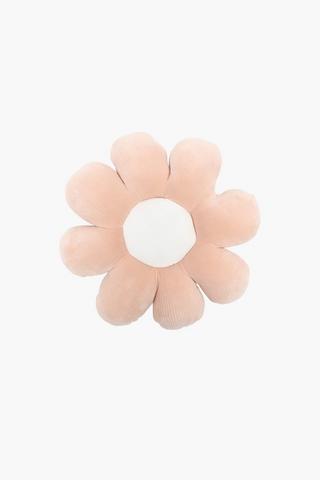 Novelty Cord Daisey Shaped Scatter Cushion, 45cm Round