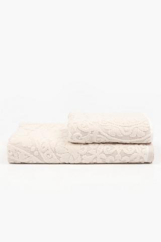 Premium Cotton Jacquard Damask Bath Sheet