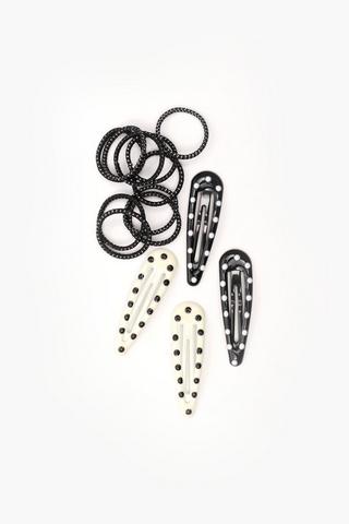 Hair Band And Clip Set