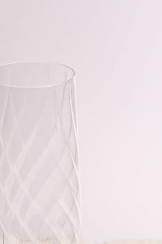 Aloe Ripple Champagne Flute