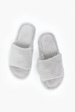 Ribbed Slippers 7-8