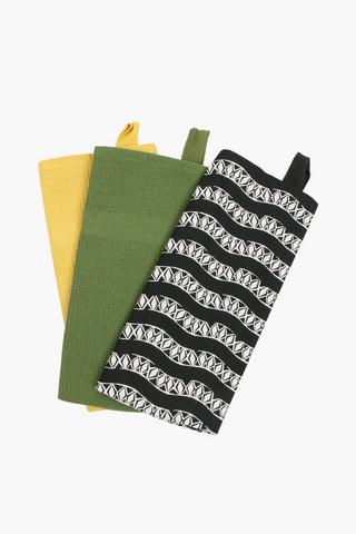 Colab Talent Mkhwanazi 3 Pack Tea Towels