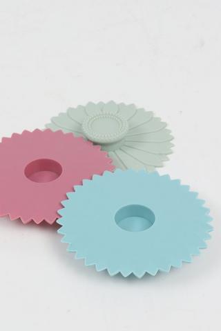 3 Silicone Daisy Mug Covers