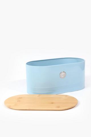 Metal And Wood Bread Bin