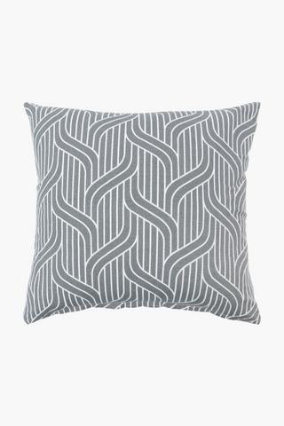 Printed Geometric Scatter Cushion Cover, 50x50cm