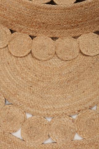 Jute Round Rug, 120cm