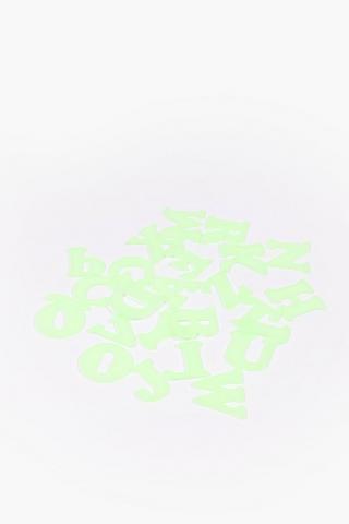 Glow In The Dark Letter Wall Stickers