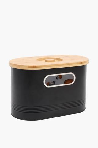 Oval Window Bread Bin