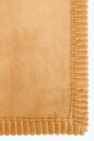 Memory Foam Ribbed Border Bath Mat, 50x80cm