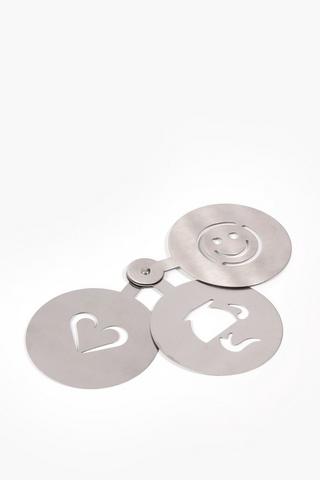 Stainless Steel Cappuccino Stencil