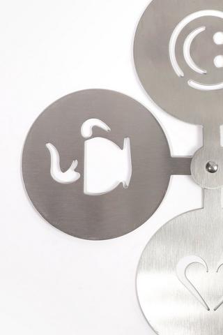 Stainless Steel Cappuccino Stencil