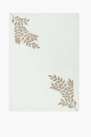Leaf Embroidered Placemat