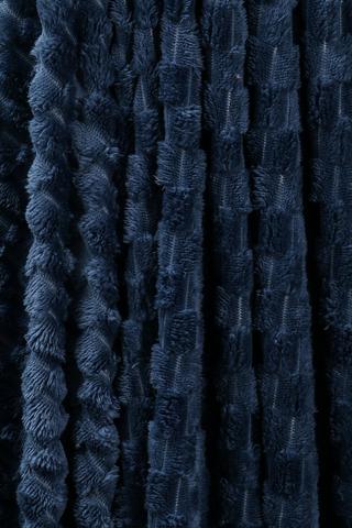 Block Coral Fleece Blanket, 180x200cm