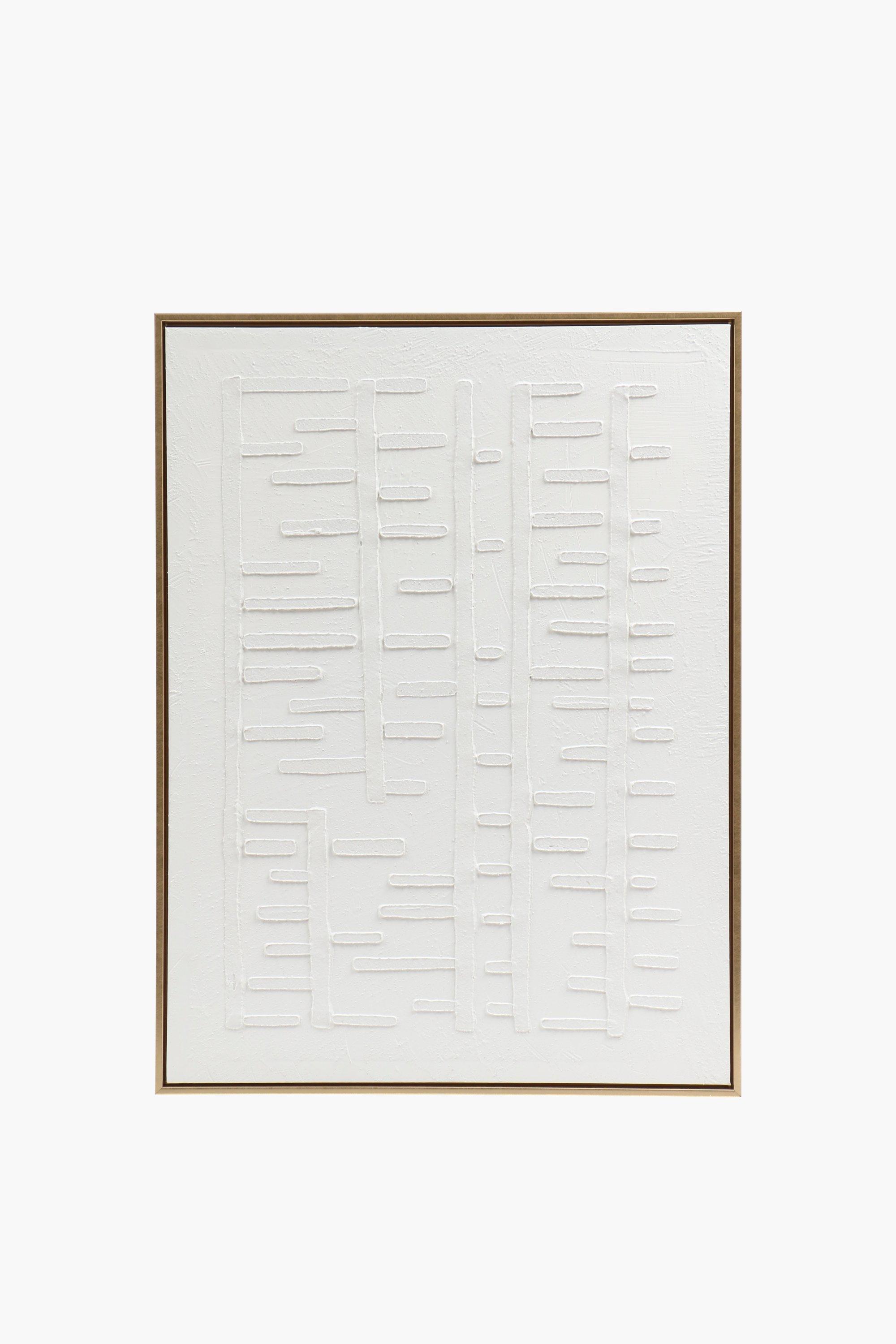 Framed Silent Script, 60x80cm