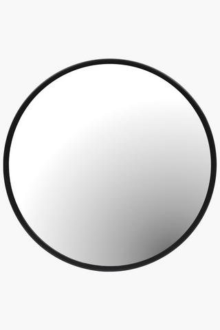 Thick Metal Round Mirror, 60cm