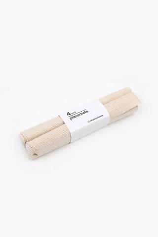 4 Pack Moraine Woven Placemat