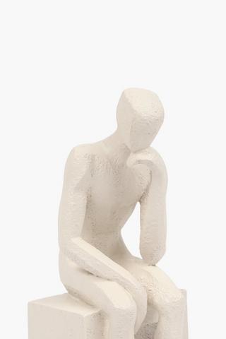 Thinking Man Statue, 18x40cm