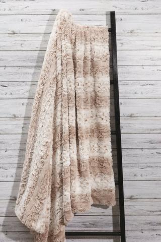 Faux Fur Leopard Blanket, 180x200cm