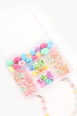 Hair Band And Clip Carry Box