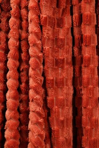 Block Coral Fleece Blanket, 180x200cm