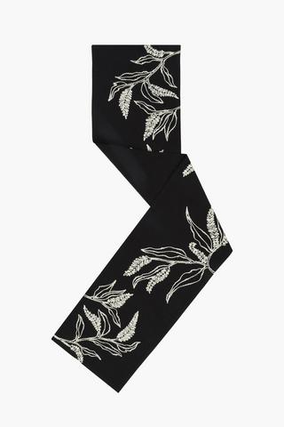 Embroidered Cotton Table Runner