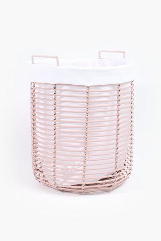 Plastic Woven Laundry Basket