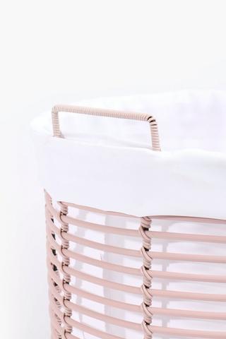 Plastic Woven Laundry Basket