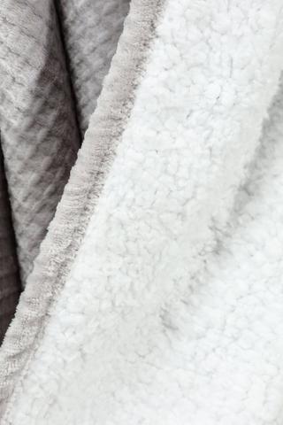 Waffle Sherpa Blanket, 180x200cm