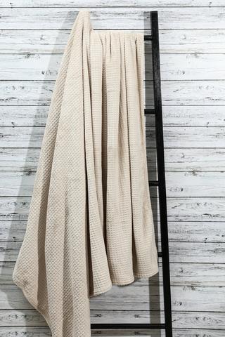 Waffle Sherpa Blanket, 180x200cm