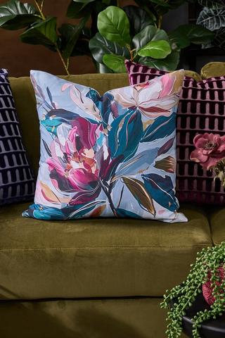 Printed Rosedale Floral Scatter Cushion, 50x50cm