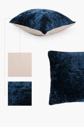 Velvet Crush Scatter Cushion, 50x50cm