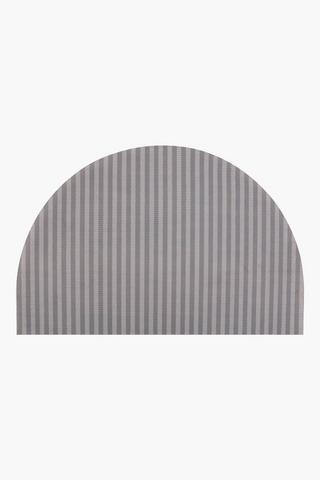Brandon Classic Half Moon Non Slip Rubber Bath Mat, 50x80cm