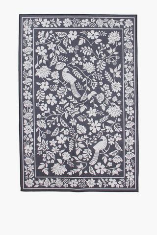 Digitally Printed Zora Floral Rug, 120x180cm