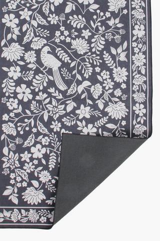 Digitally Printed Zora Floral Rug, 120x180cm