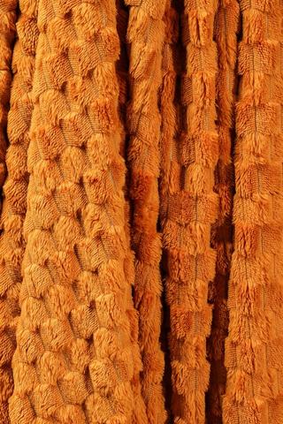 Block Coral Fleece Blanket, 180x200cm