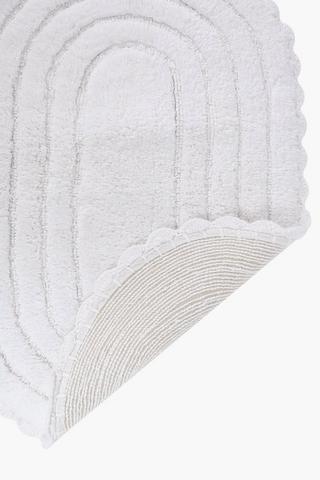 Cotton Oval Bath Mat, 50x80cm