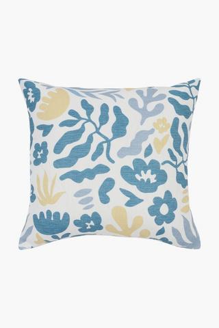 Printed River Sun Scatter Cushion, 50x50cm