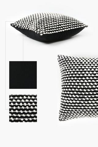 Textured Garland Scatter Cushion, 60x60cm