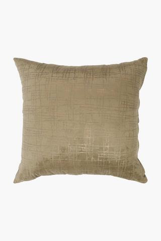 Velvet Oslo Fleck Scatter Cushion, 50x50cm
