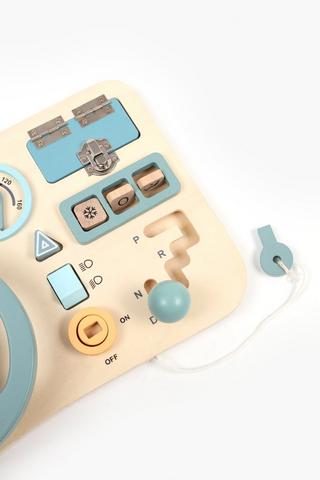 Wooden Interactive Car Toy