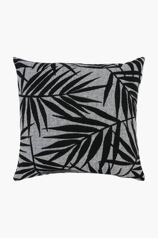 Cotton Jacquard Thompson Leaf Scatter Cushion, 60x60cm