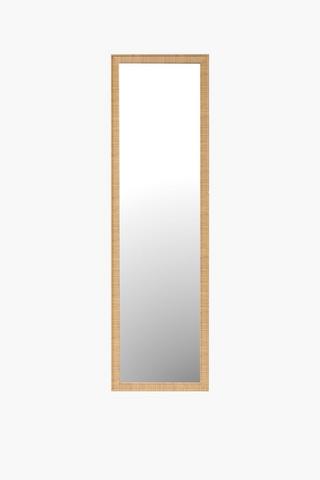 Textured Border Mirror, 35x132cm