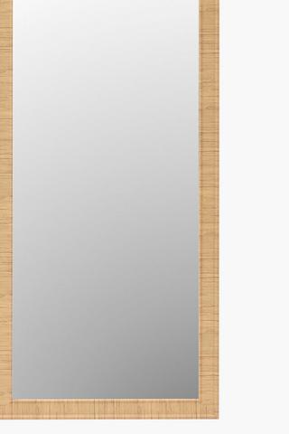 Textured Border Mirror, 35x132cm