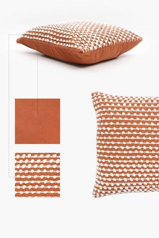 Textured Garland Scatter Cushion, 60x60cm